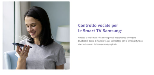 Superior Telecomando Universale Smart Tv Samsung Controllo Vocale Bluetooth