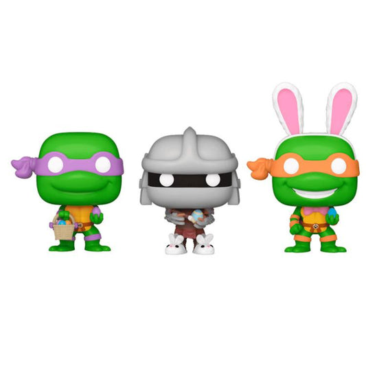 Funko Carrot Pocket Pop! Tartarughe Ninja Tmnt (Donatello-Shredder-Michelangelo)