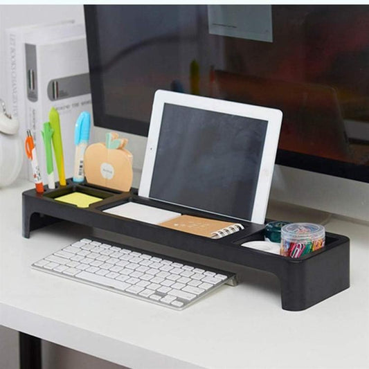 Organizzatore Da Tavolo Scrivania Rack Portaoggetti Organizer Tastiera Computer
