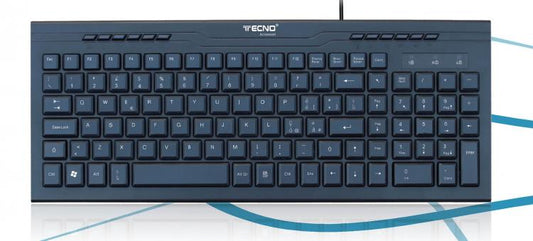 Tastiera Tecno Multimediale Usb Nero Retail Tc-932 Usb Qzerty Windows Ios