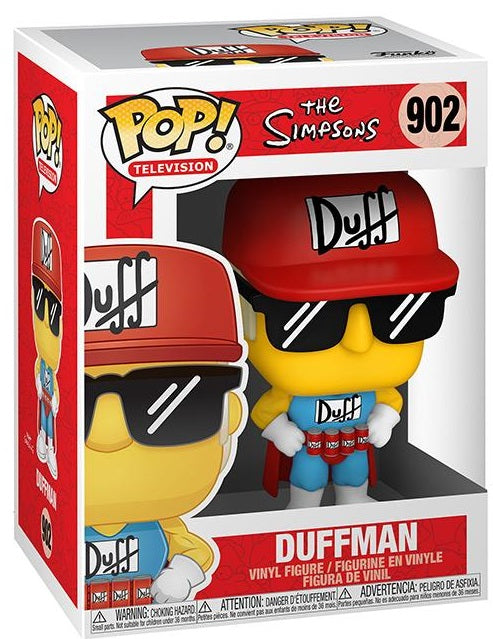 Funko Pop ! The Simpsons - (902) Duffman Figure Simpson Heroes 9cm