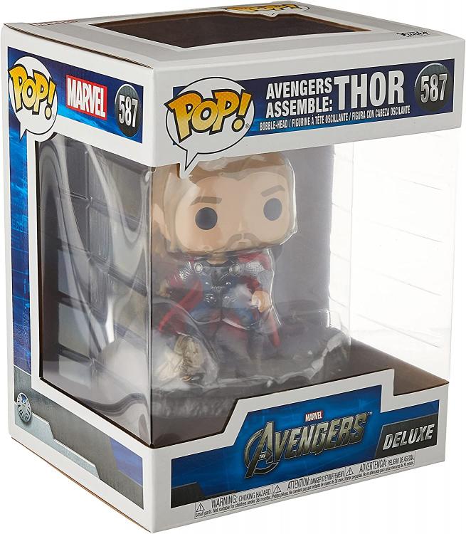 Funko Pop ! Marvel Avengers Deluxe Thor (587) Special Edition Bobble-Head