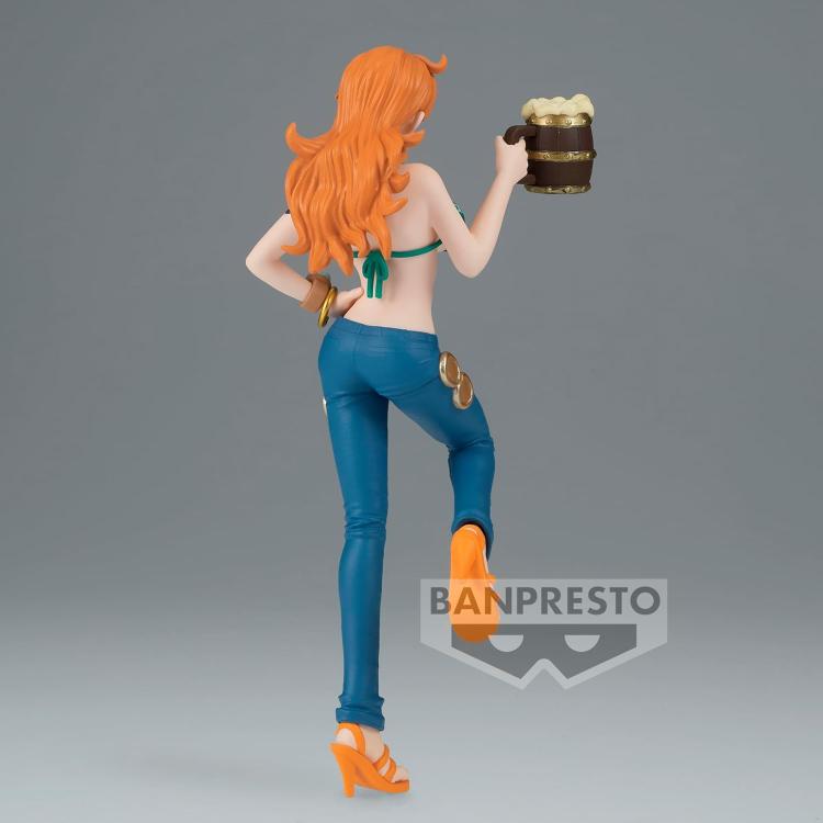 BANPRESTO ONE PIECE IT'S A BANQUET (NAMI) FIGURE PVC STAUTA DA COLLEZIONE BANDAI
