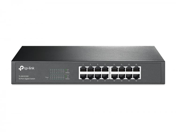 Tp-Link Tl-Sg1016D Switch Desktop Gigabit 16 Porte Rackmount 10/100/1000 Offerta
