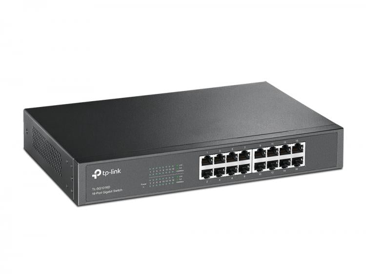 Tp-Link Tl-Sg1016D Switch Desktop Gigabit 16 Porte Rackmount 10/100/1000 Offerta