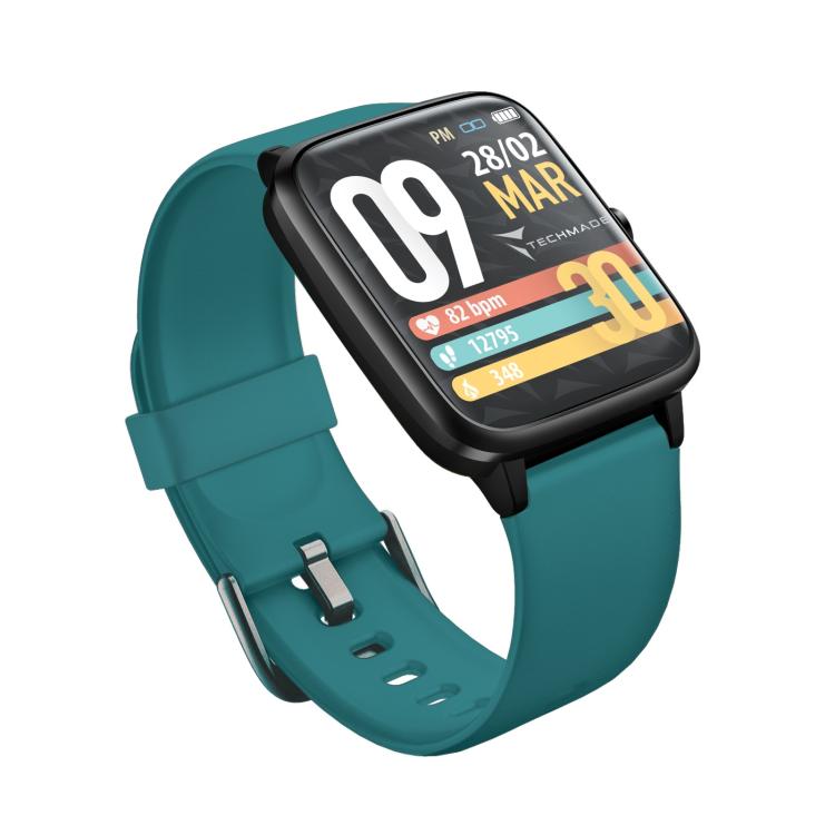 Techmade Smartwatch Move Bluetooth E Gps Integrato Sport Impermeabile Ip68 Green