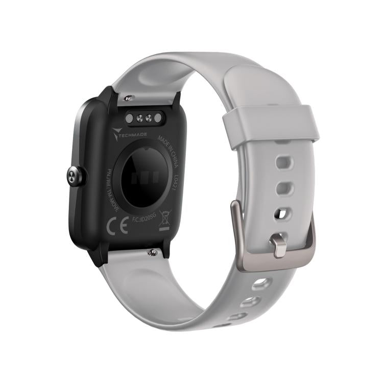 Techmade Smartwatch Move Bluetooth E Gps Integrato Sport Impermeabile Ip68 Grey