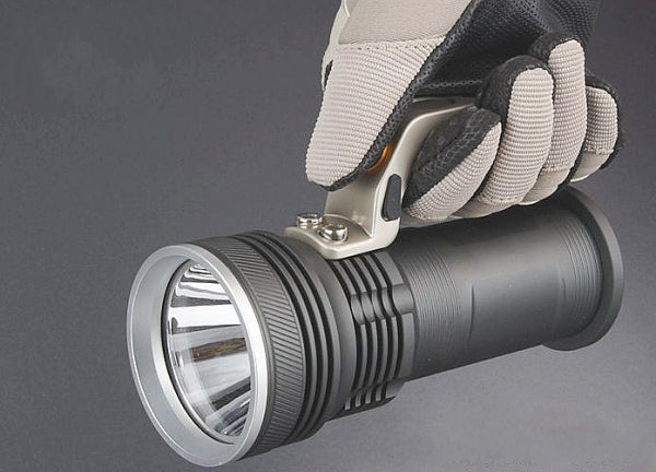 Torcia Cree Led T6 Ricaricabile 800 Lumen Tattica Sos Militare Strobo Portabile