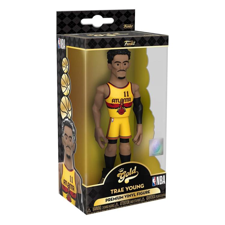 Funko Pop Gold ! Series Two Nba Hawks - Trae Young - Premium Vinyl Figure