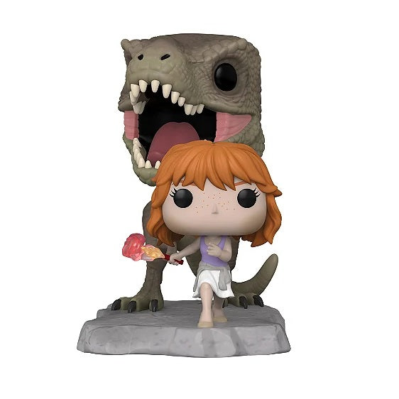 Funko Pop Moment Jurassic World Dominion - Claire With Flare (1223) Vinyl Figure