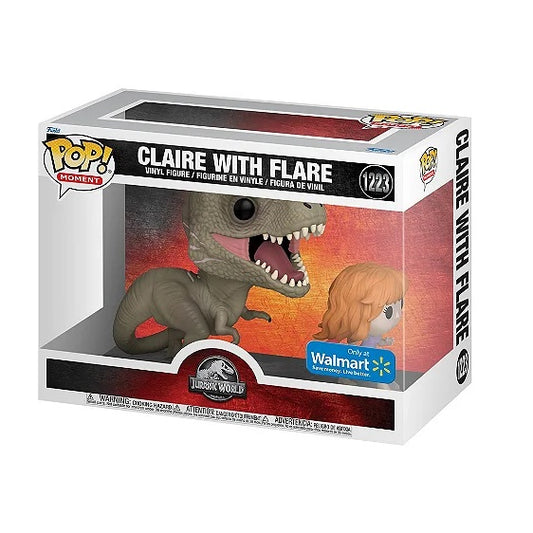 Funko Pop Moment Jurassic World Dominion - Claire With Flare (1223) Vinyl Figure