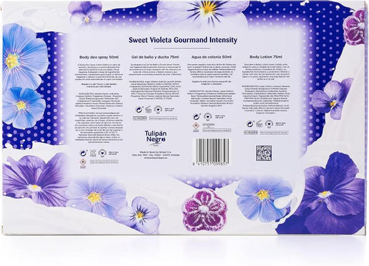 Tulipan Negro Sweet Viola Confezione Regalo Profumo Bagnoschiuma Deo Crema Corpo