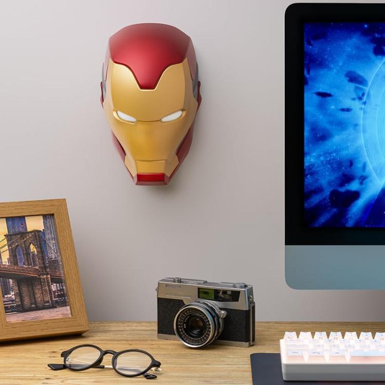 Paladone Marvel Iron Man Mask Light Lampada Tony Stark Face Helmet Avengers