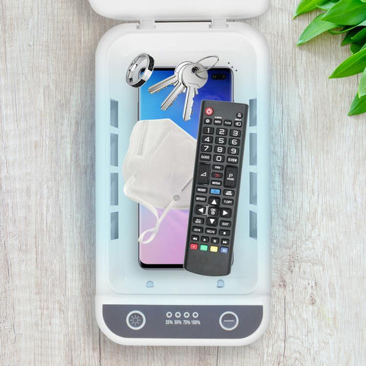 Techmade Box Sterilizzatore Raggi Uv Ultravioletti Mascherina Telefono Accessori