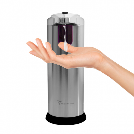Techmade Dispenser Automatico Per Sapone Liquido Mani Da 250 Ml Con Sensore Ir