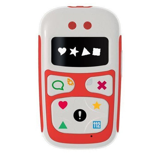 Giomax Baby Phone U10 1.1" Cellulare Per Bambini Gps Gsm Dual Band Ita Red Rosso