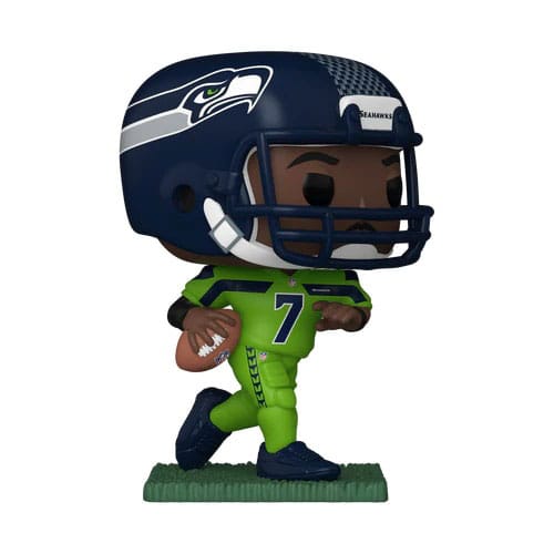 Funko Pop ! Football - Nfl - Seattle Seahawks (251) Geno Smith Vinyl Figure 9Cm