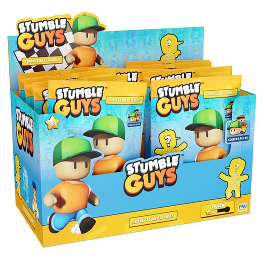 Stumble Guys Minifigures 3D Serie Box 24 Bustine Box Da 24Pz Figure Da 6Cm Nuovo