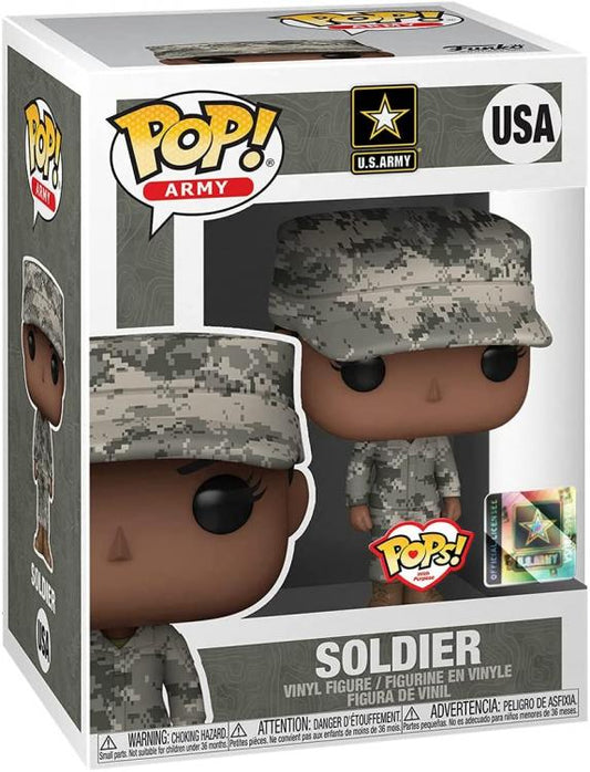 Funko Pop ! U.S. Army (Usa) Female Army Uniform 1 Soldato Donna Militare -Figure