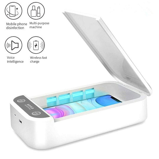 Techmade Box Sterilizzatore Raggi Uv Ultravioletti Mascherina Telefono Accessori