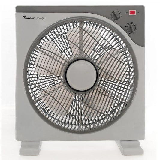 Jordan Ventilatore Da Pavimento Terra Con Pale Timer 45W 38Cm 3 Velocità Box Fan
