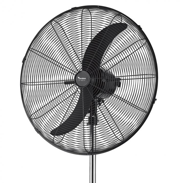 Ventilatore Industriale A Piantana Da Terra Oscillante Pale Acciaio Ø 75Cm 190W