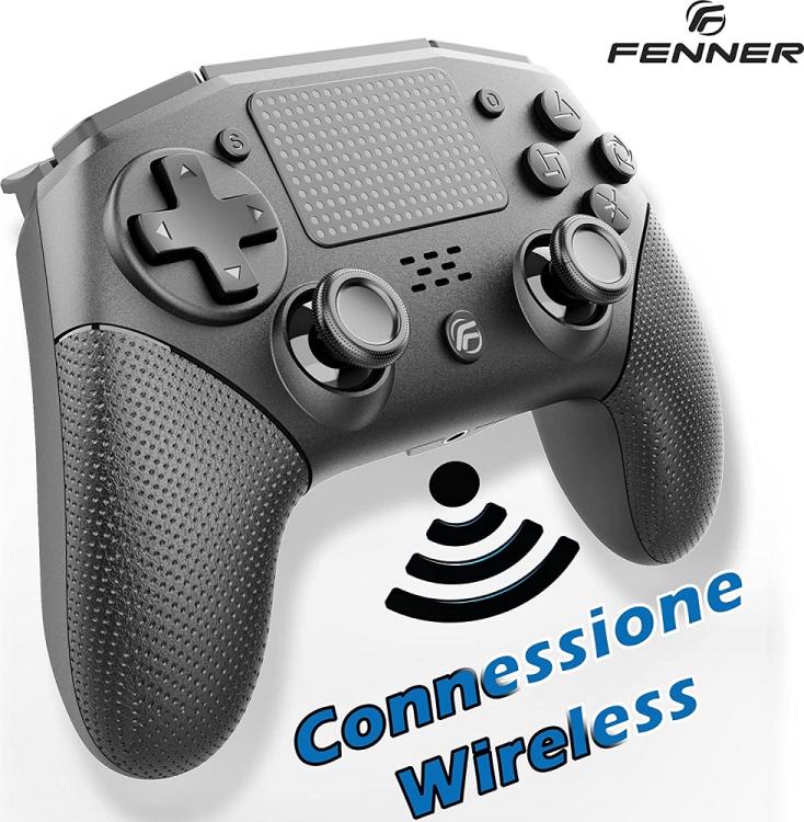 Fenner Controller Per Ps4/Pc (V2) Wireless Programmable Joystick Pad Playstation