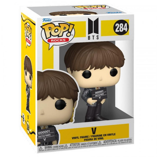 Funko Pop ! Rocks Bts Series 3 - V (284) Vinyl Figure Boy Band Da Collezione