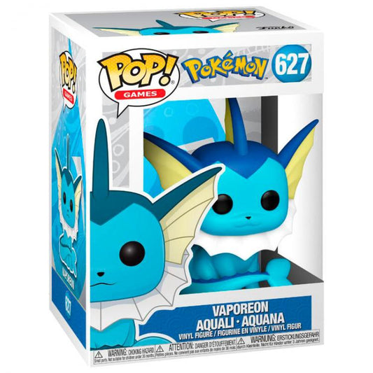 Funko Pop ! Games Pokemon - Vaporeon (627) Aquali Aquana Acqua Vinyl Figure