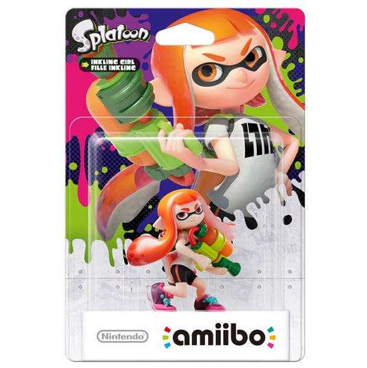 AMIIBO SPLATOON INKLING GIRL NINTENDO SWITCH STATUA DA COLLEZIONE RAGAZZA FEMALE
