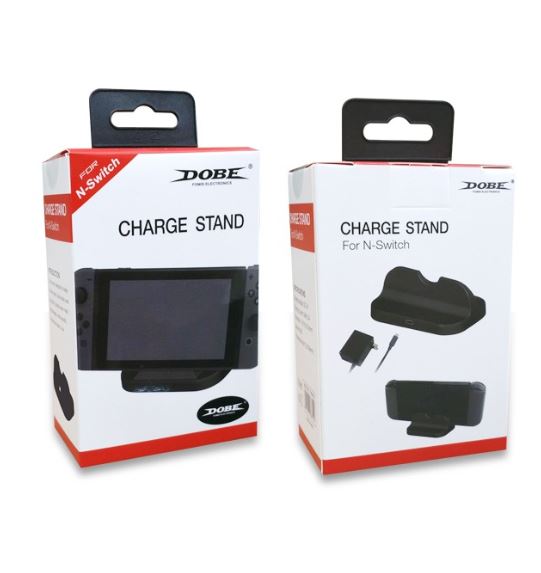 Dobe Stand Caricatore Nintendo Switch Charging Stand Fast Ricarica Rapida Nero