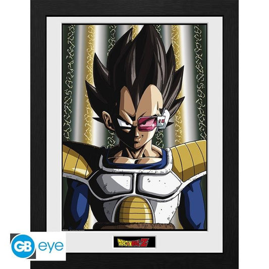 ABYSTYLE - DRAGON BALL Z (VEGETA) POSTER INCORNICIATO QUADRO STAMPA CON CORNICE