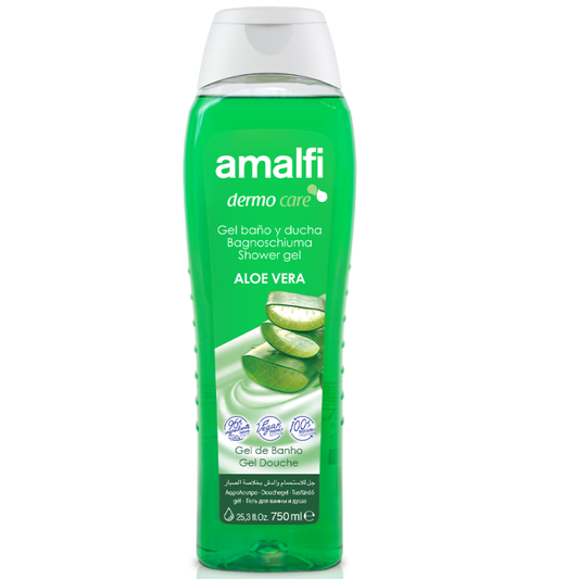 AMALFI DERMO CARE BAGNOSCHIUMA BAGNODOCCIA SHOWER GEL BAGNODOCCIA 750ml ALOEVERA