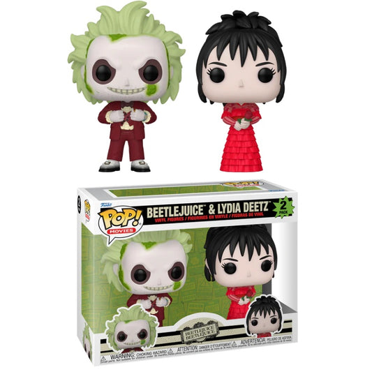 Funko Pop ! Movies Beetlejuice 2 - Beetlejuice & Lydia Deetz 2Pack Figure Vinyl