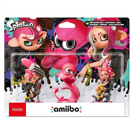 AMIIBO SPLATOON 2 OCTOLING PACK (3 IN 1) NINTENDO SWITCH LIMITED EDITION OCTOPUS