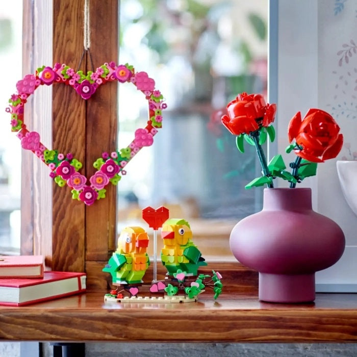 Lego - Cuore Ornamentale Flowers Fiori 40638 Decorazione Casa Costruzione 20Cm