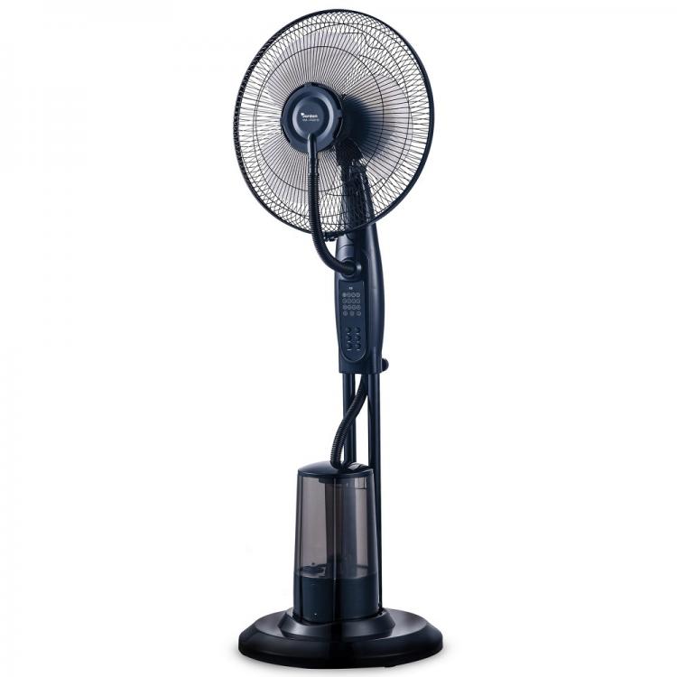 Ventilatore A Colonna Nebulizzatore Acqua Timer Digitale Umidificatore Piantana