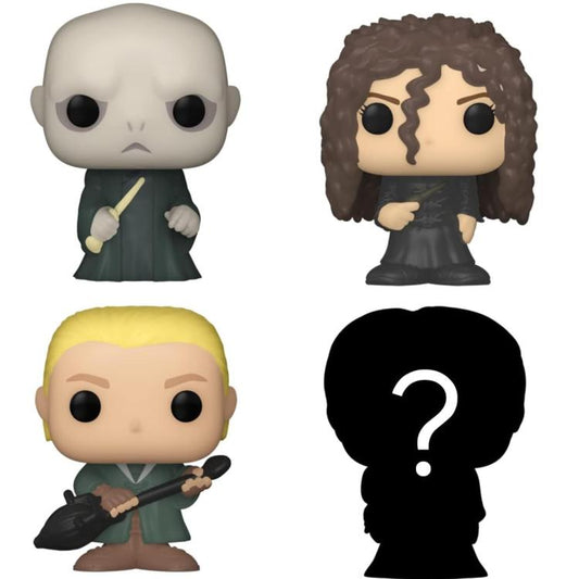 Funko Bitty Pop ! Harry Potter - Lord Voldemort/Draco Malfoy/Bellatrix Lestrange