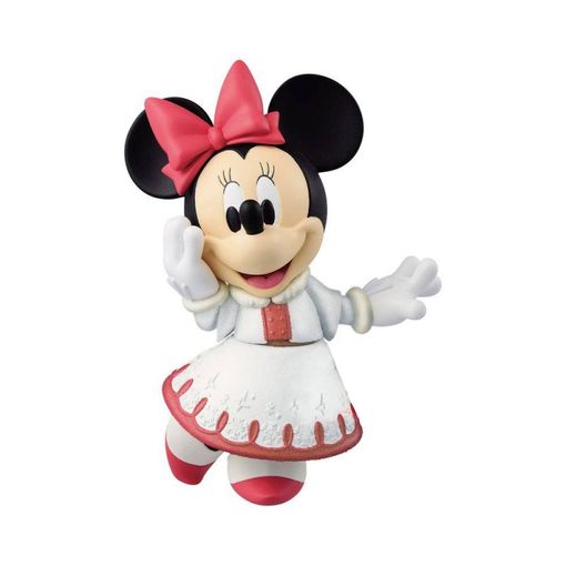 BANPRESTO Q POSKET DISNEY - FLUFFY PUFFY MINNIE TOPOLINO STATUETTA BANDAI 10CM
