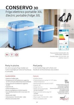 Melchioni Conservo30 Frigorifero Mini Frigo Elettrico Portatile 30L Auto Viaggio