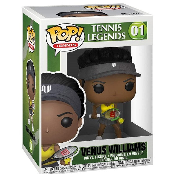 Funko Pop ! Tennis - (01) Venus Williams Figure Venus Ebony Wta Statua 9Cm Woman