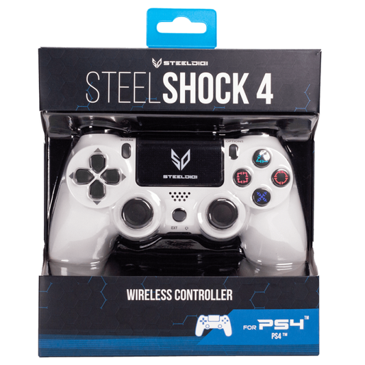 Steeldigi Controller Wireless Per Ps4 Pad Senza Fili Playstation 4 White Bianco