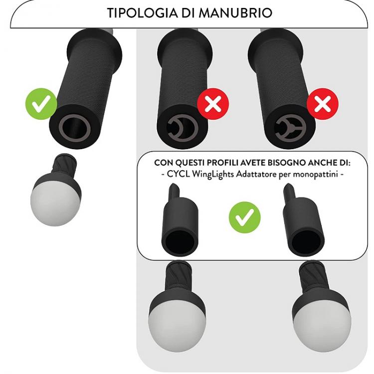 The One Indicatori Di Direzione Led Per Monopattini Bici Frecce Winglights Pop