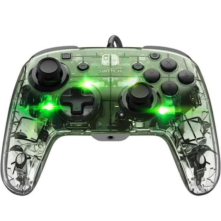 Pdp Controller Deluxe+ Audio Wired Nintendo Switch Afterglow Prismatic Pad Led