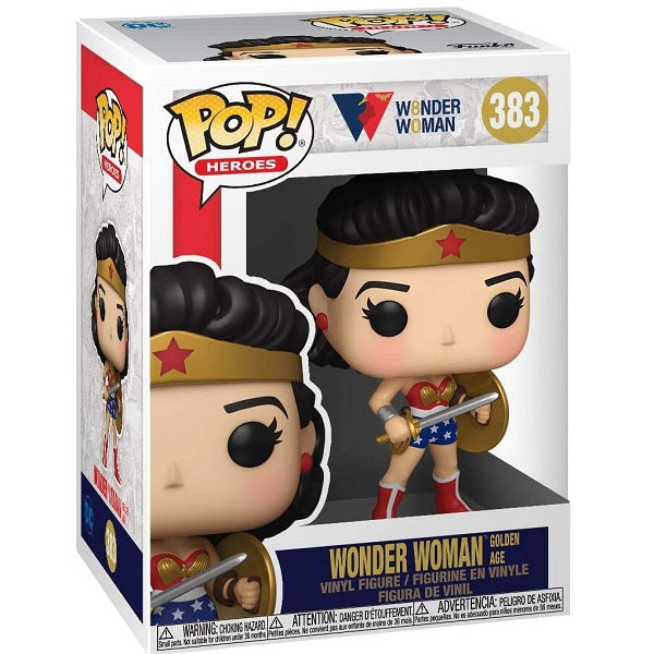 Funko Pop Heroes Dc Wonder Woman 80Th 383 Wonder Woman Golden Age Figure Vinyl