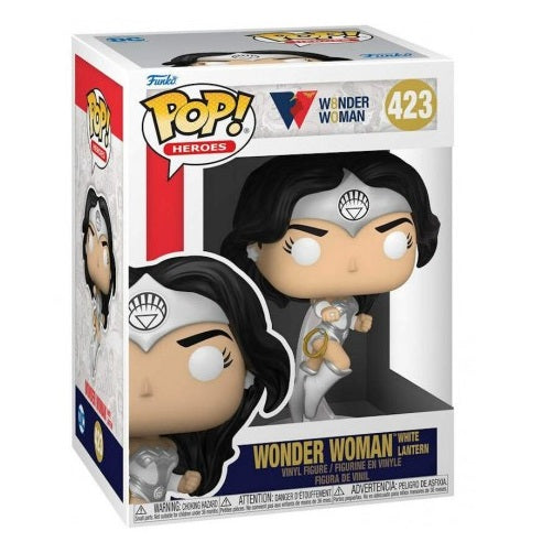 Funko Pop Heroes Dc Wonder Woman 80Th 423 Wonder Woman White Lantern Vinyl Nuovo