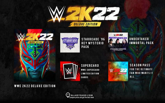 Wwe 2K22 Deluxe Edition Ps4 Gioco Wrestling Playstation 4 Italiano Upgrade Ps5