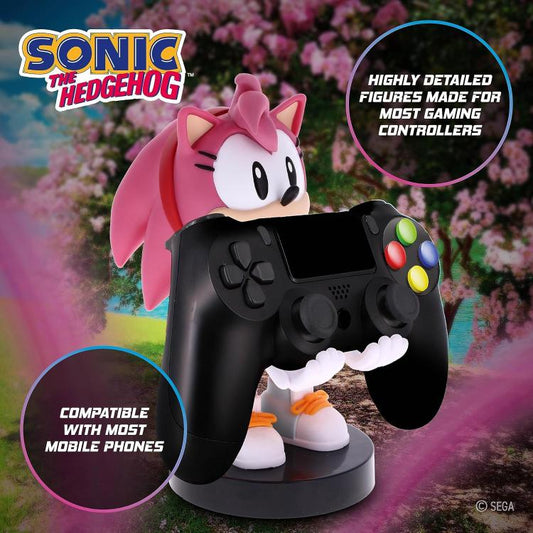 Cable Guys - Sonic (Lady Amy Rose) Statuetta Base Ricarica Smartphone Controller