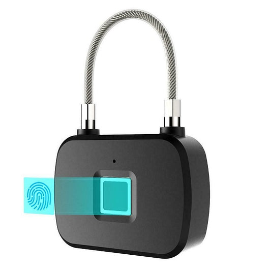 Lucchetto Con Impronta Digitale Smart Trolley Viaggio Palestra Batteria Inclusa