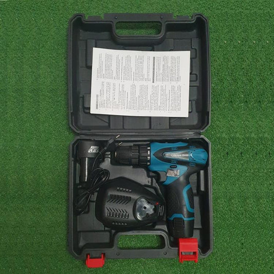Trapano Avvitatore A Doppia Batteria Litio In Valigetta 12V Cordless 2 Batterie